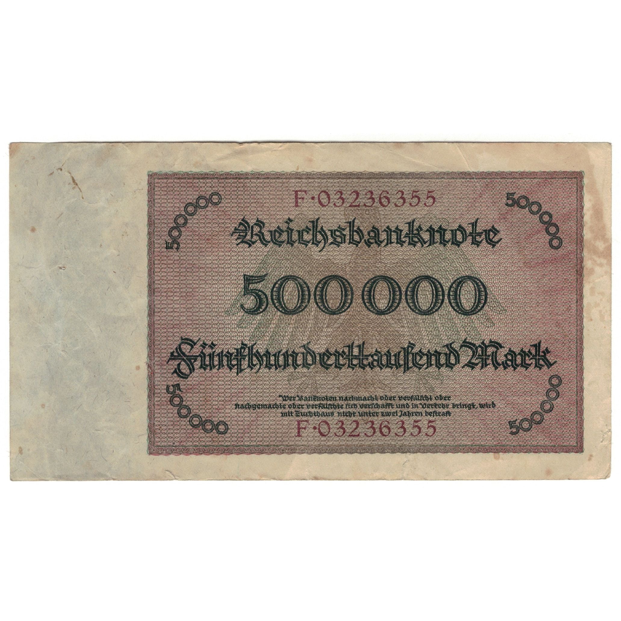 Banknote, Germany, 500,000 Mark, 1923, 1923-05-01, KM:88a, VF(20-25)