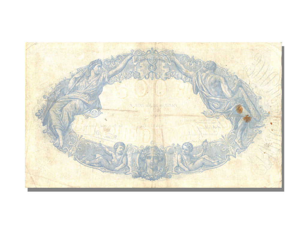 Banknote, France, 500 Francs, 500 F 1888-1940 ''Bleu et Rose'', 1939