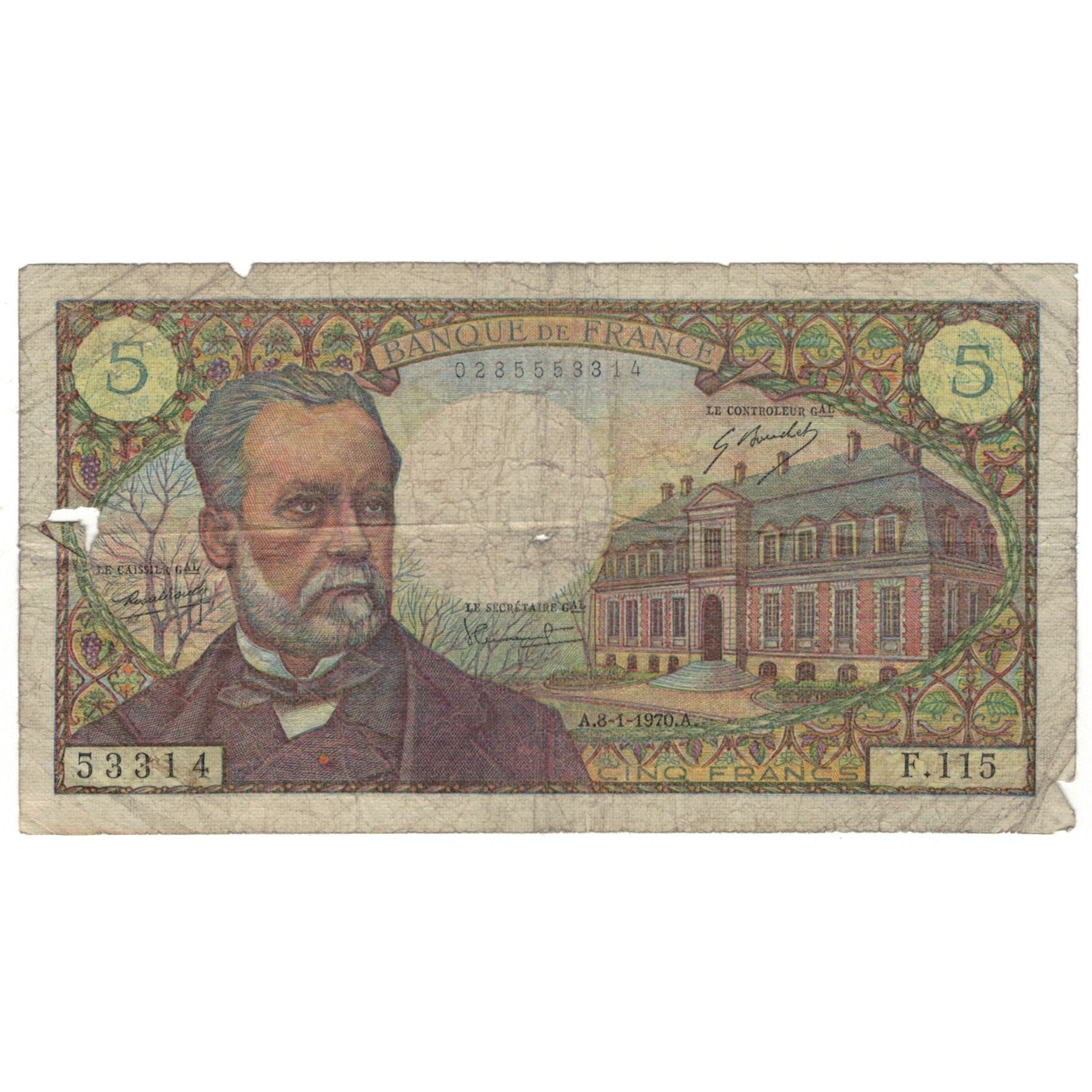 Francia, 5 Francs, 1970, F.115, MC, Fayette:61.12, KM:146b