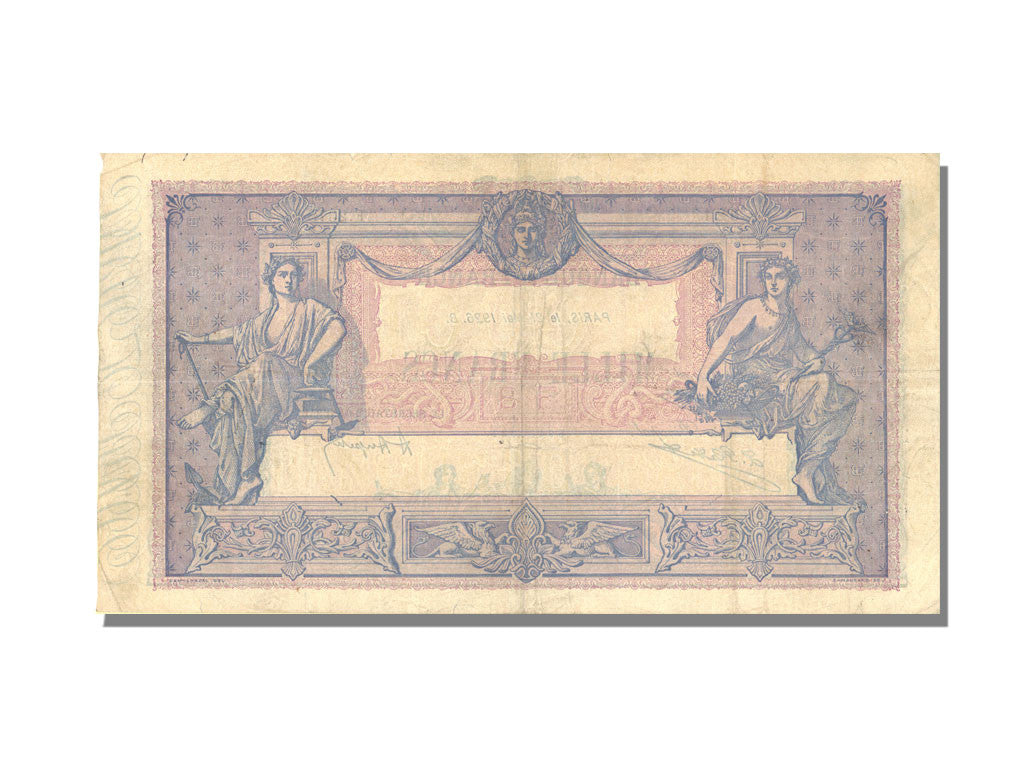 Banknote, France, 1000 Francs, 1 000 F 1889-1926 ''Bleu et Rose'', 1926