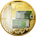 France, Medal, Billet de Banque Européenne, 100 Euro, 2011, MS(65-70), Copper