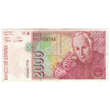 Billete, 2000 Pesetas, España, KM:162, MBC