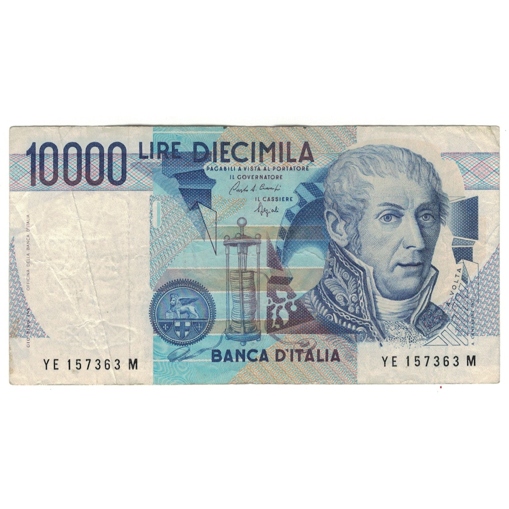 Nota, Itália, 10,000 Lire, 1984, 1984-09-03, KM:112b, VF(20-25)