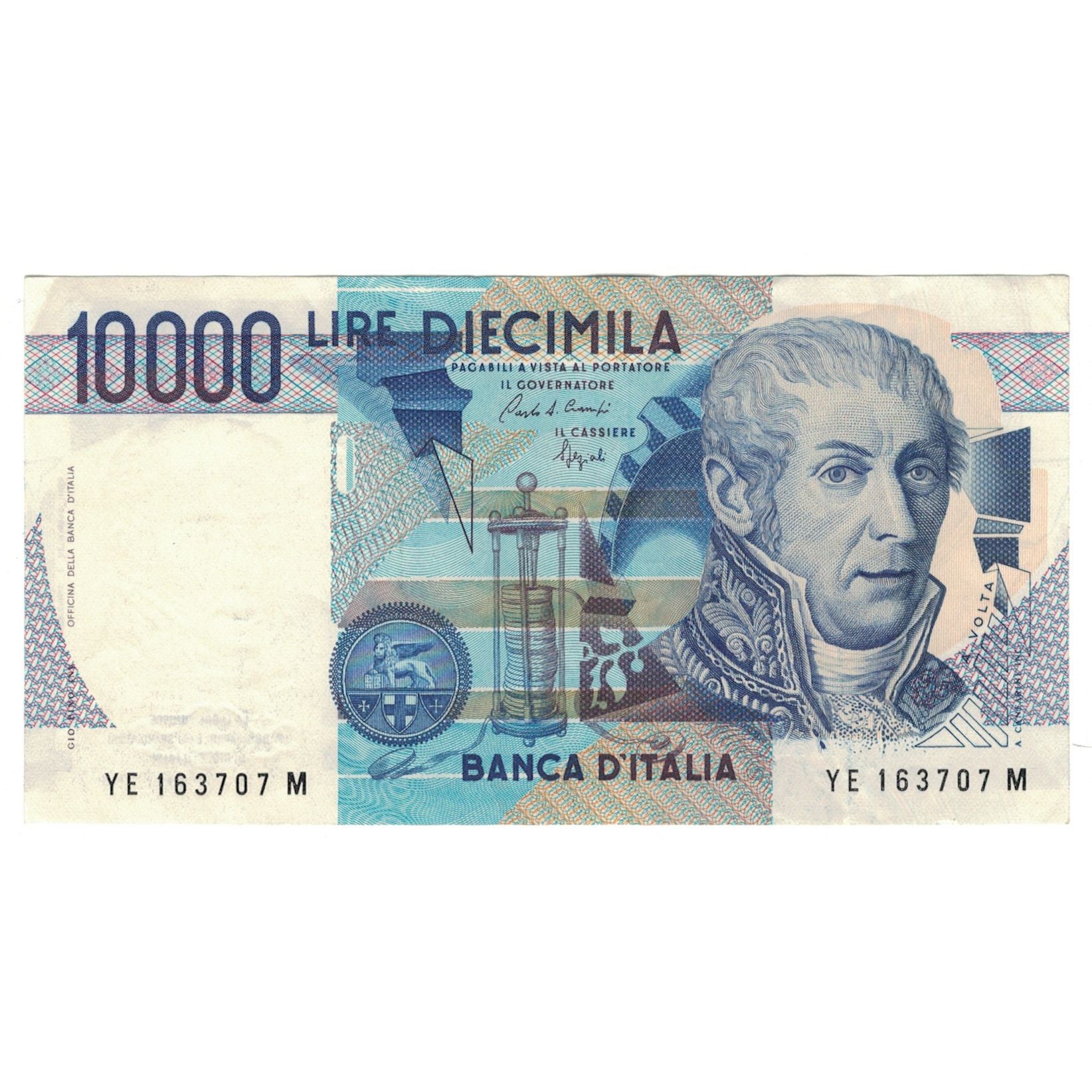 Geldschein, Italien, 10,000 Lire, 1984, 1984-09-03, KM:112b, UNZ-