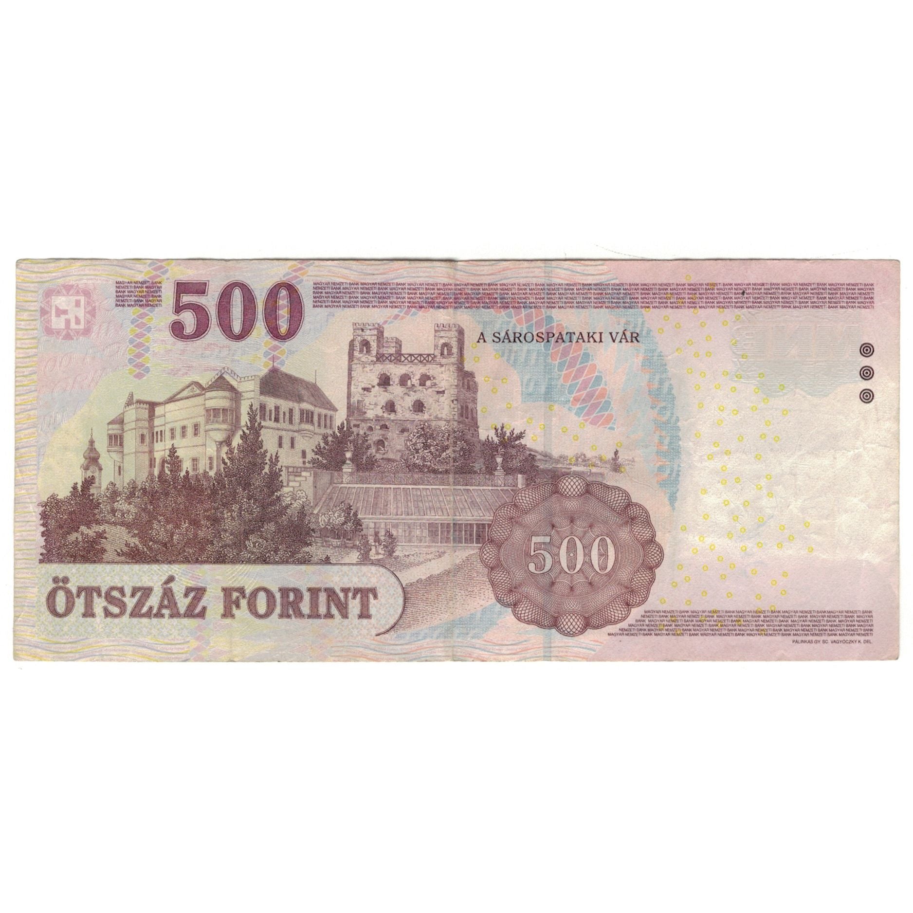 Billete, 500 Forint, 2008, Hungría, KM:196b, BC