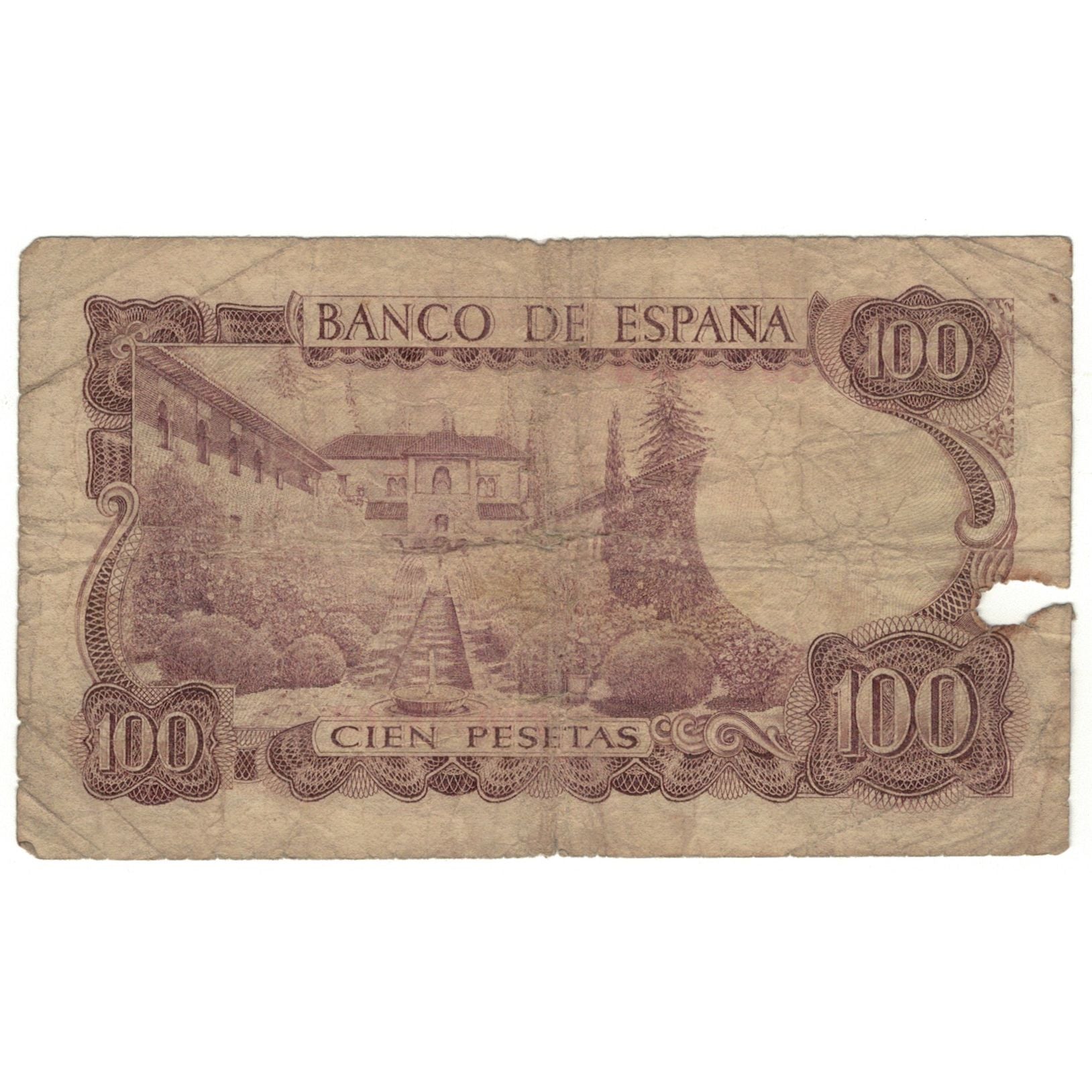 Biljet, Spanje, 100 Pesetas, 1970, 1970-11-17, KM:152a, AB