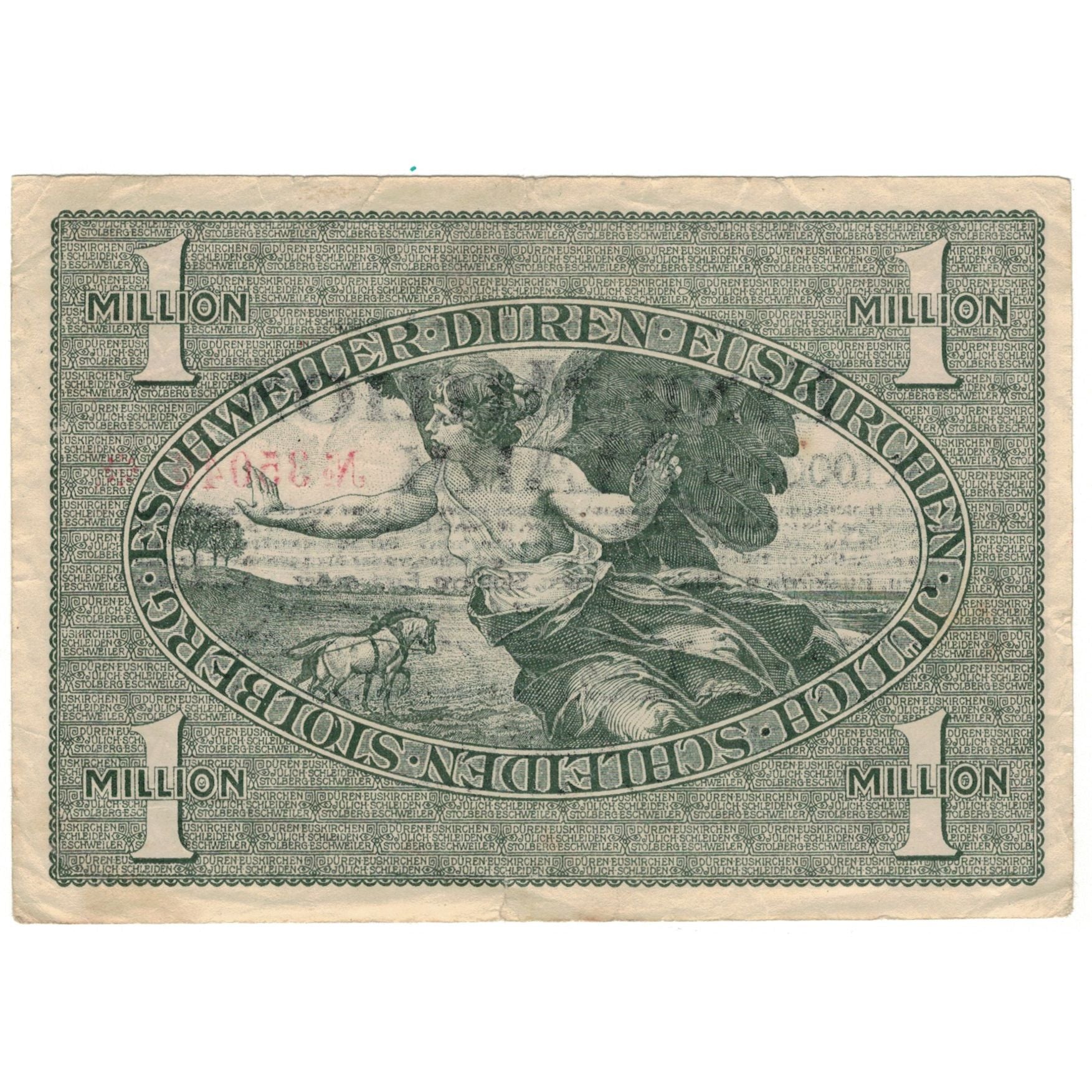 Geldschein, Deutschland, 1 Million Mark, 1923, SS