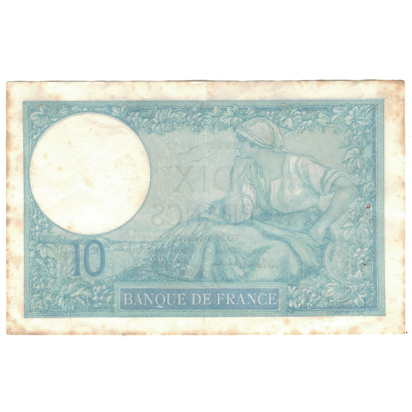 Francia, 10 Francs, Minerve, 1939, X.73310, BB, Fayette:7.9, KM:84