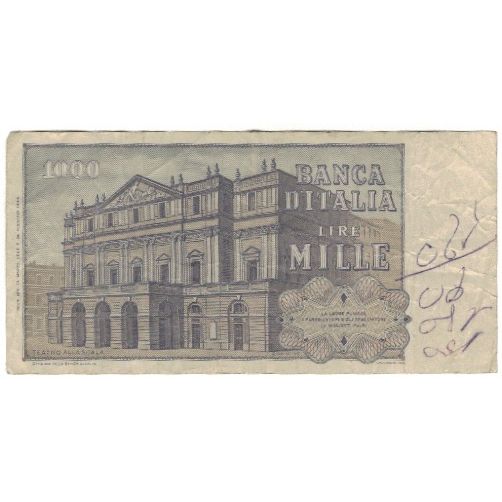 Banknot, Włochy, 1000 Lire, 1975, 1975-08-05, KM:101a, VF(30-35)