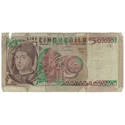 Billet, Italie, 5000 Lire, 1979, 1979-03-09, KM:105b, B