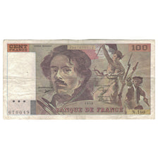 Francja, 100 Francs, 1990, N.160, VF(20-25), Fayette:69bis.2b, KM:154e