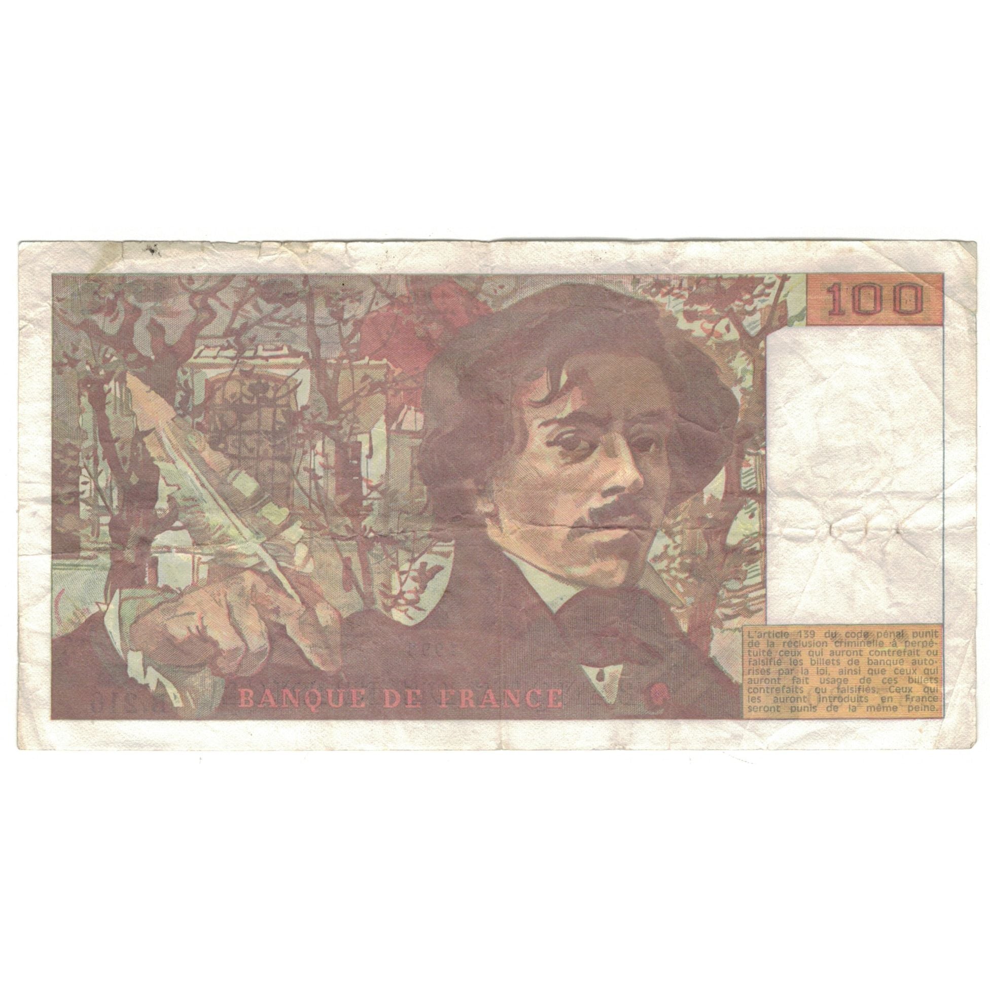 Francia, 100 Francs, 1993, B.216, MB, Fayette:69bis.5, KM:154g