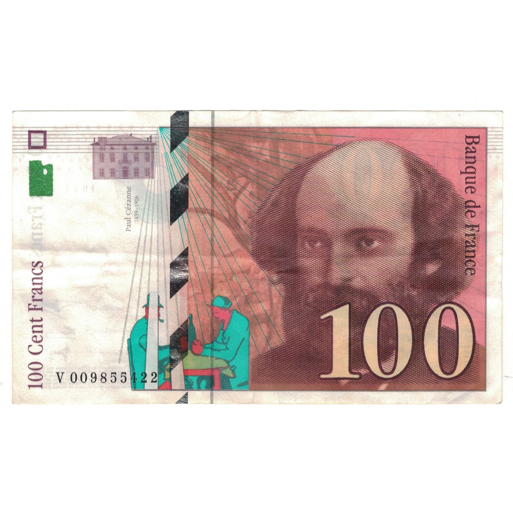 Frankreich, 100 Francs, Cézanne, 1997, V009855422, S+, Fayette:F74.01, KM:158a