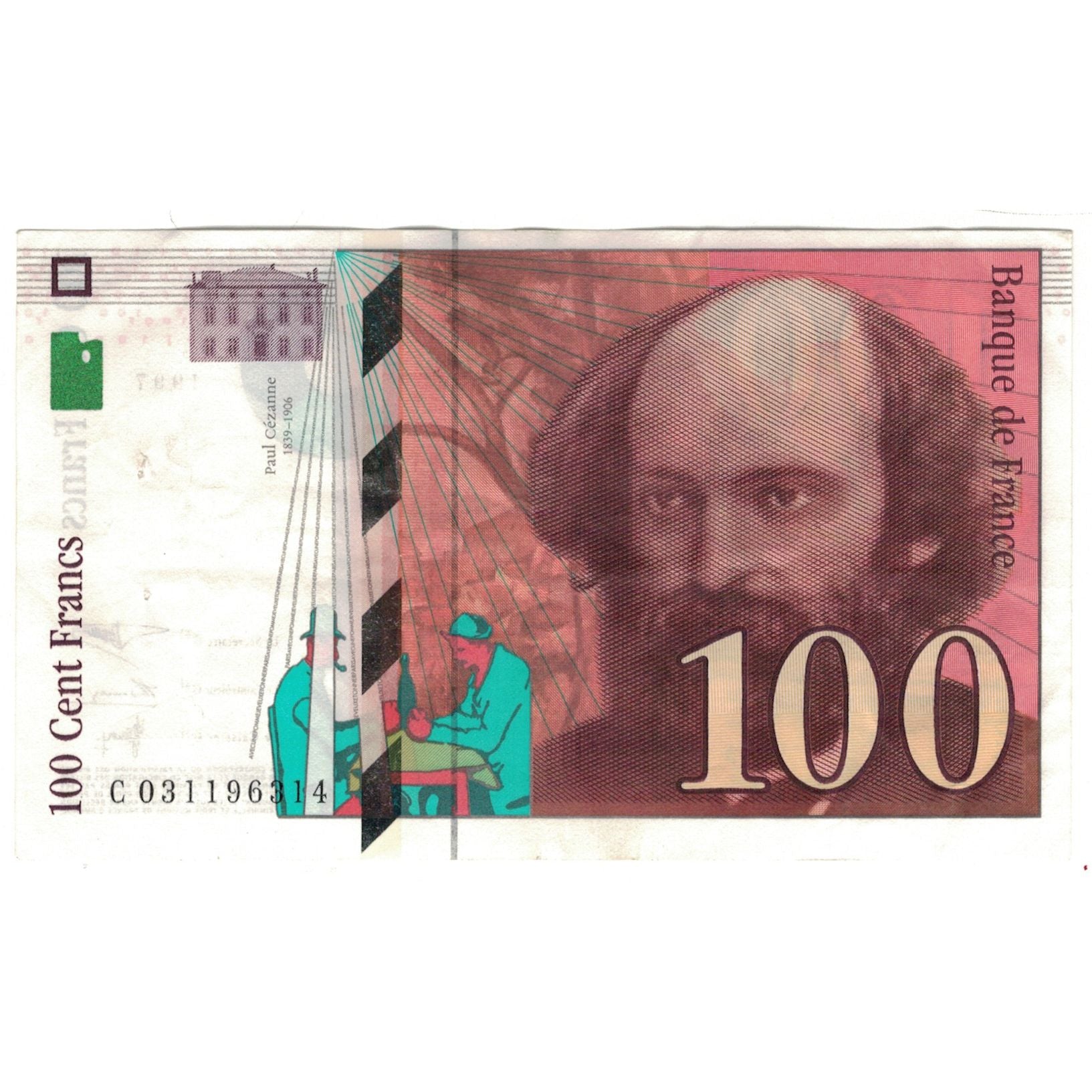 Frankrijk, 100 Francs, Cézanne, 1997, C031196314, SUP, Fayette:F74.01, KM:158a