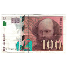 France, 100 Francs, Cézanne, 1998, E056820298, EF(40-45), Fayette:74.2, KM:158a