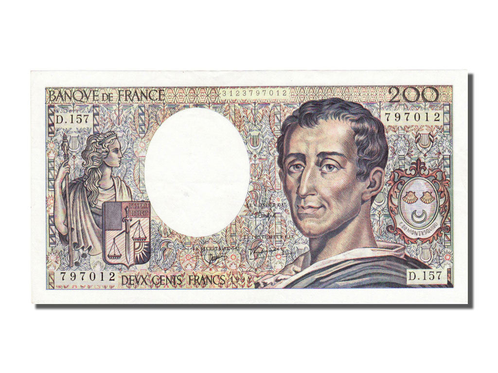 Billet, France, 200 Francs, 200 F 1981-1994 ''Montesquieu'', 1994, SUP