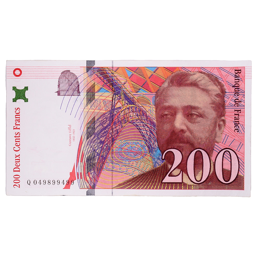 Francja, 200 Francs, Eiffel, 1996, Q049899499, AU(55-58), Fayette:75.03b