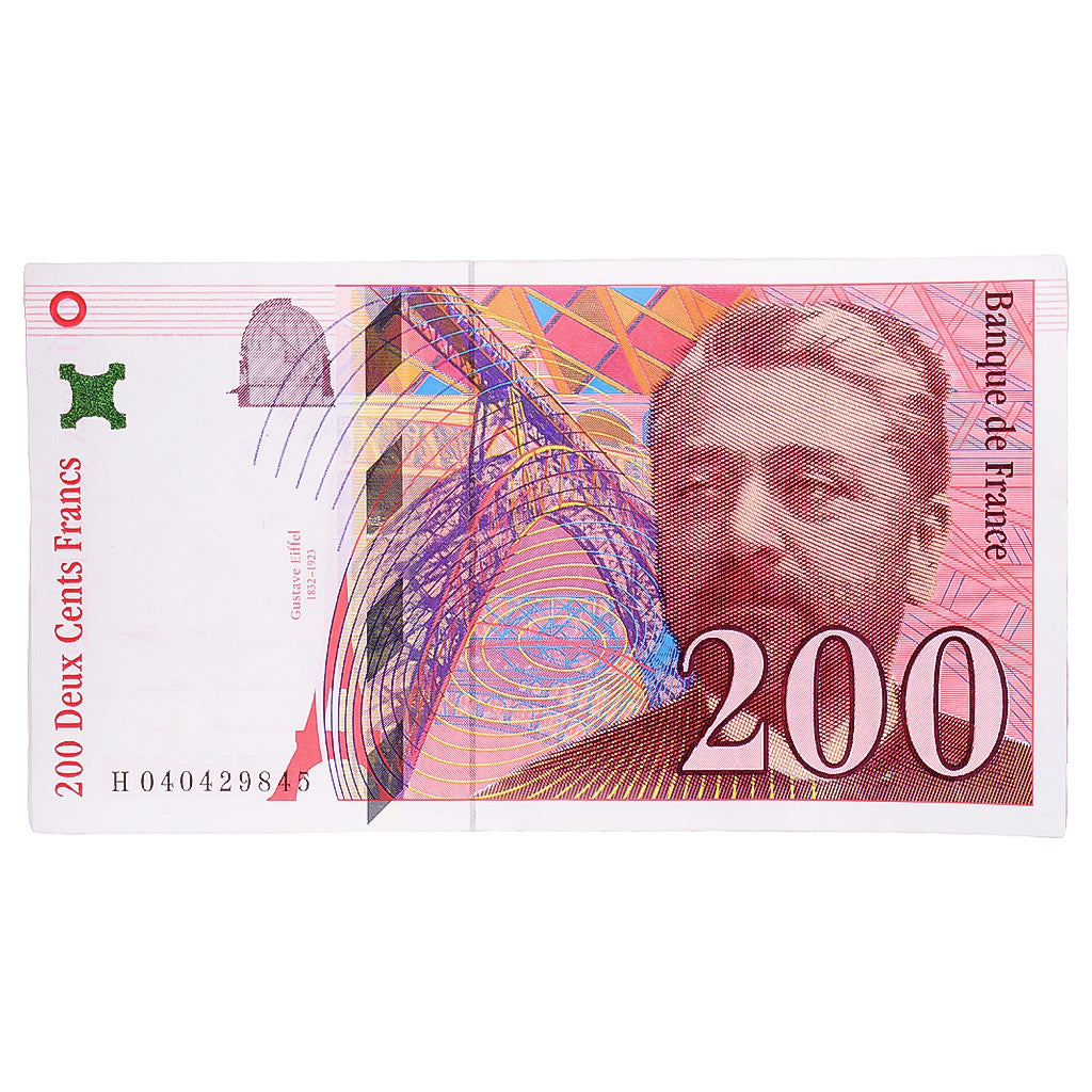 Francja, 200 Francs, Eiffel, 1996, H040429845, AU(55-58), Fayette:75.03a