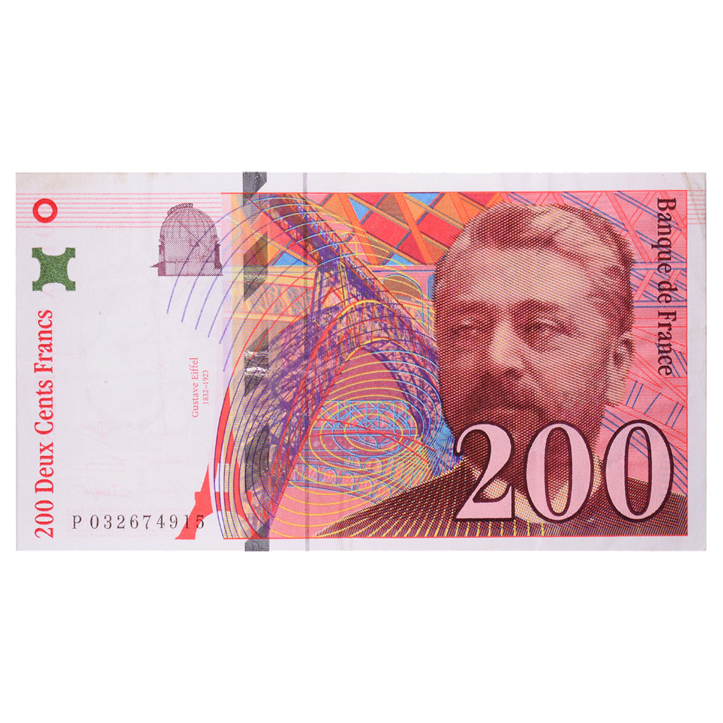Francia, 200 Francs, Eiffel, 1996, P032674915, BC+, Fayette:75.02, KM:159a