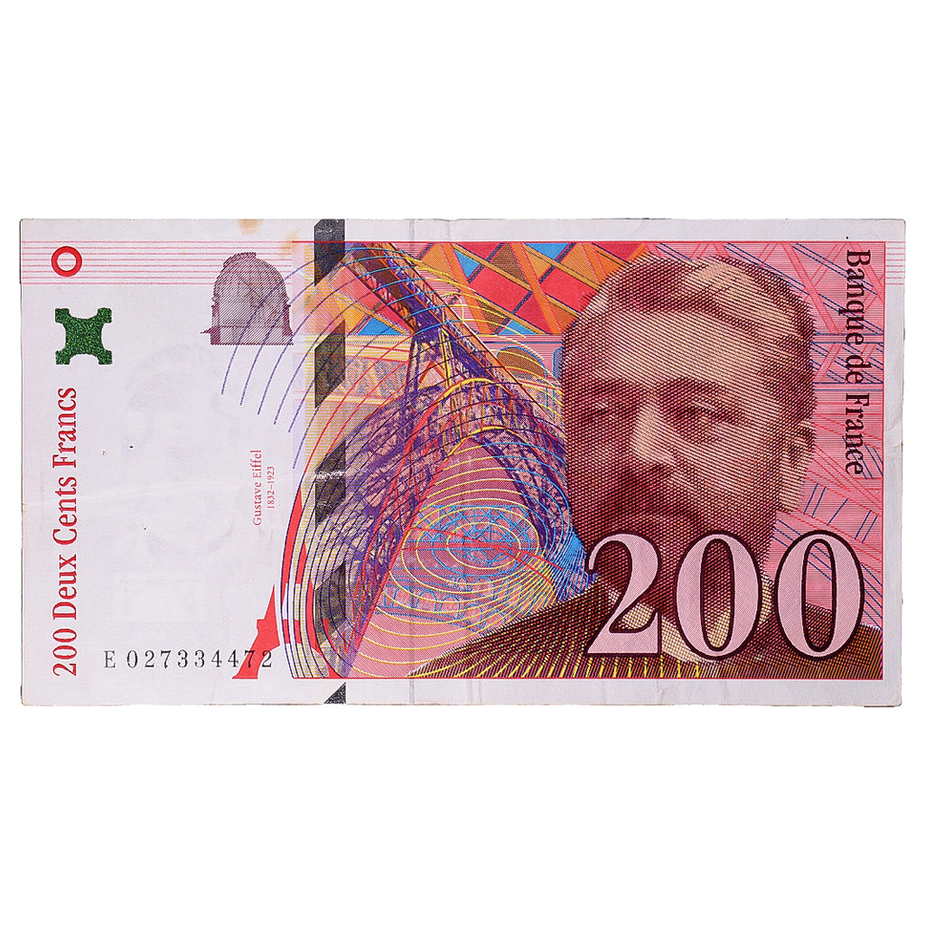 Francia, 200 Francs, Eiffel, 1996, E027334472, MB, Fayette:75.02, KM:159a
