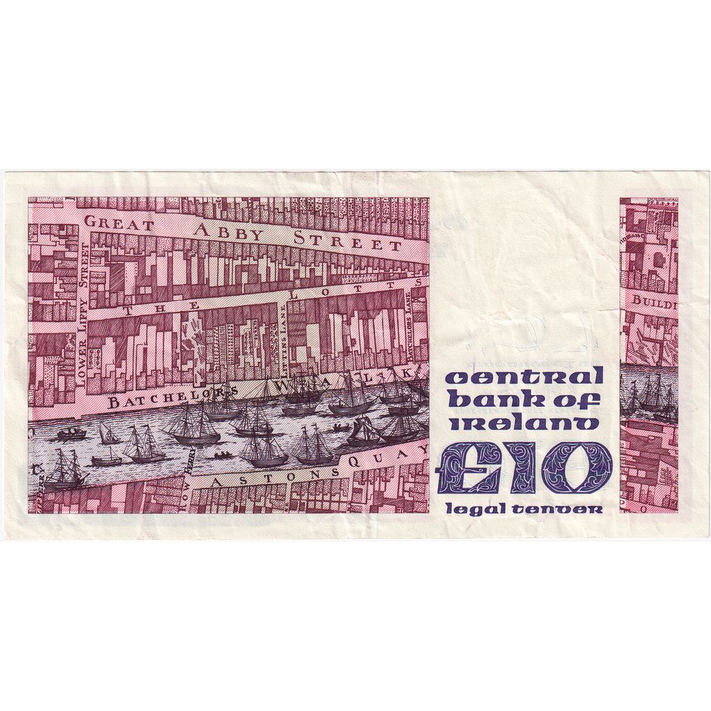 Banknote, Ireland - Republic, 10 Pounds, 1992, 1992-04-14, KM:72b, EF(40-45)