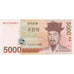 Banknot, Korea Południowa, 5000 Won, 2006, KM:55a, UNC(63)
