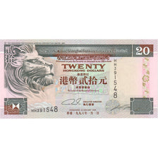 Banknote, Hong Kong, 20 Dollars, 1996, 1996-01-01, KM:201a, UNC(63)