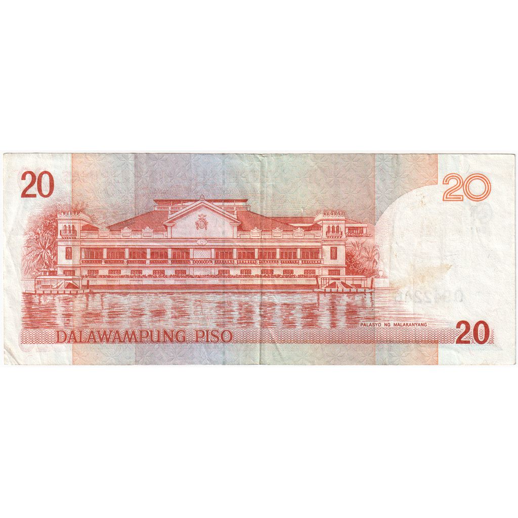 Banconote, Filippine, 20 Piso, 2011, KM:182a, MB+