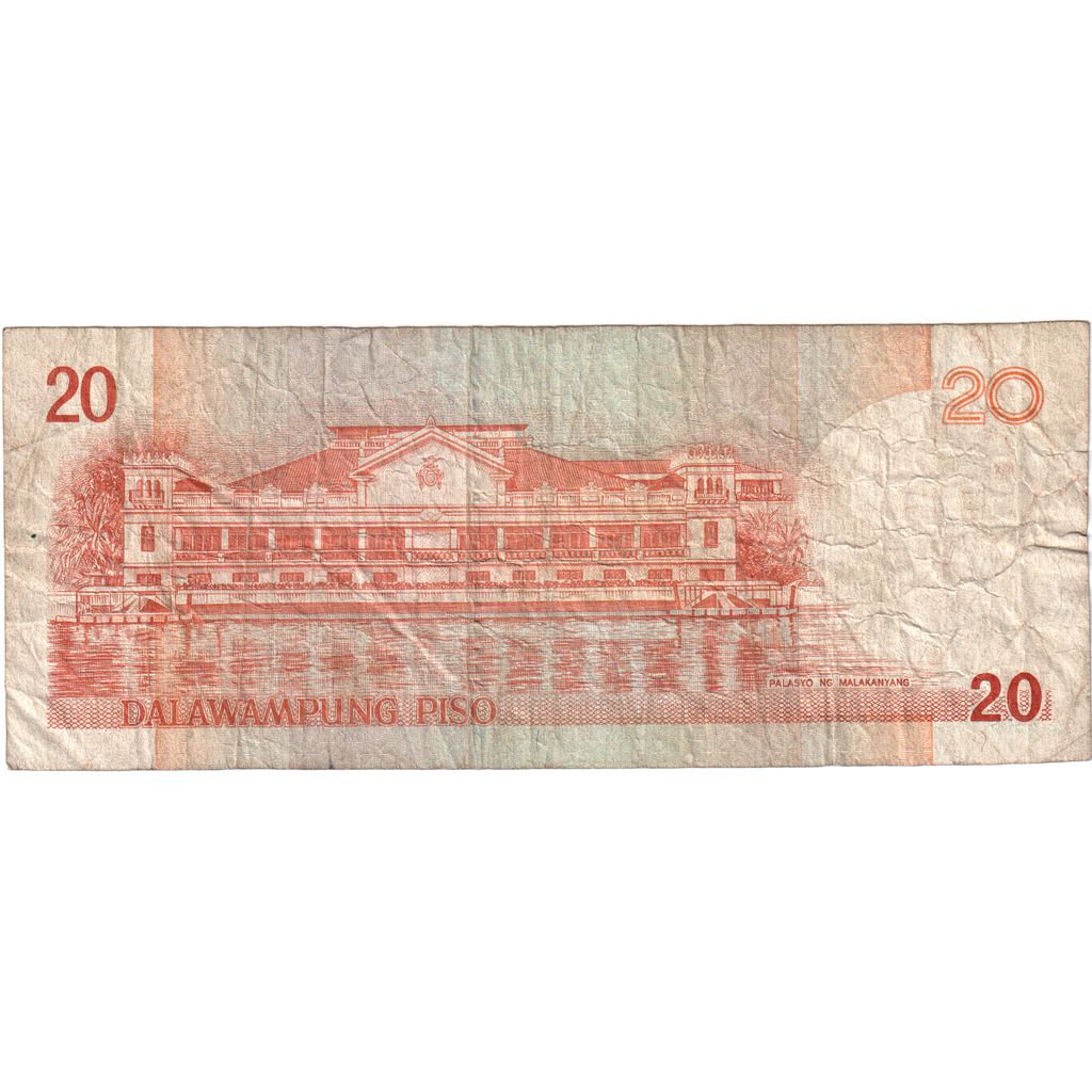 Nota, Filipinas, 20 Piso, 2010, KM:182a, VG(8-10)