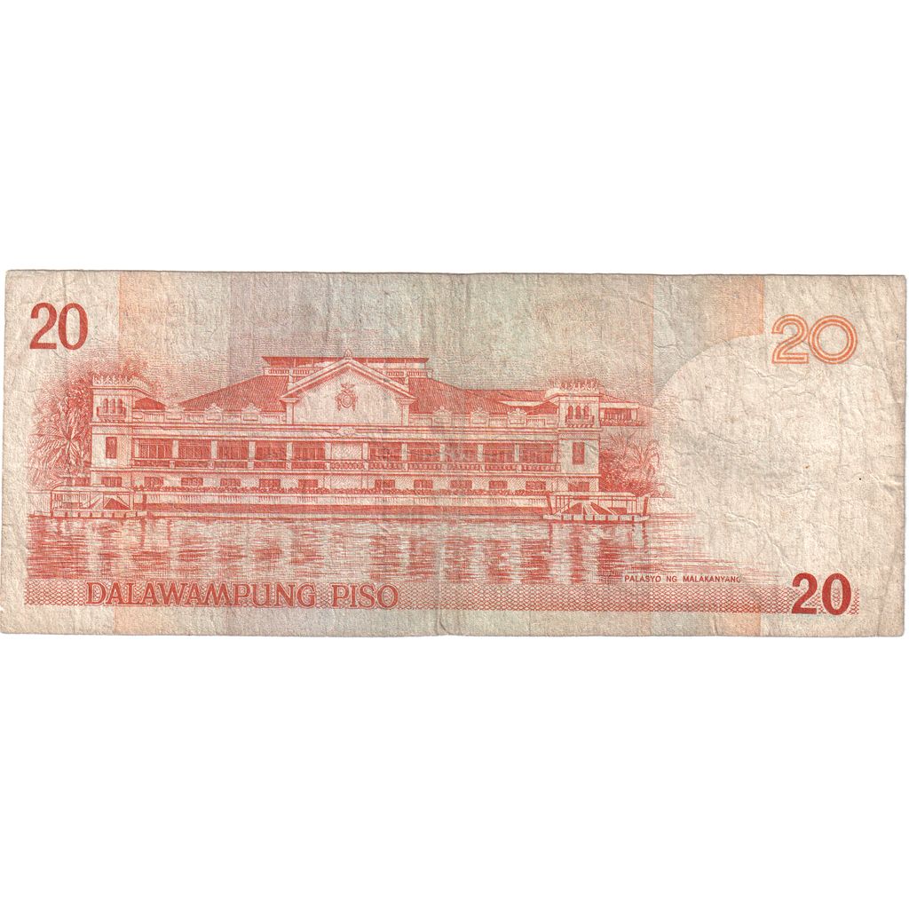 Nota, Filipinas, 20 Piso, 2010, KM:170a, VG(8-10)
