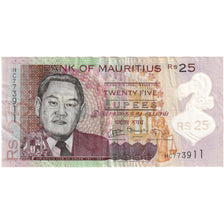 Billete, 25 Rupees, 2013, Mauricio, BC