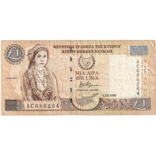 Banknote, Cyprus, 1 Pound, 1998-12-01, KM:60b, VF(20-25)