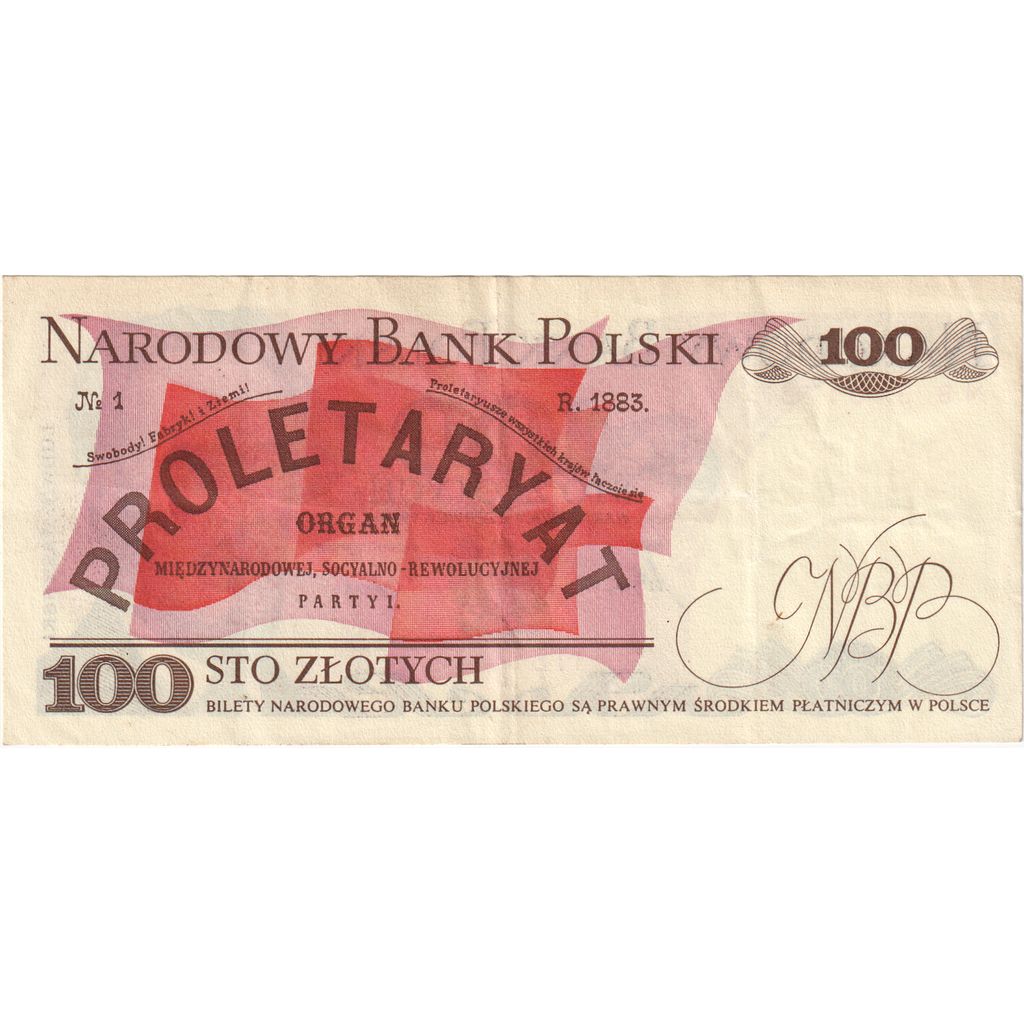Geldschein, Polen, 100 Zlotych, 1986-06-01, KM:143e, VZ