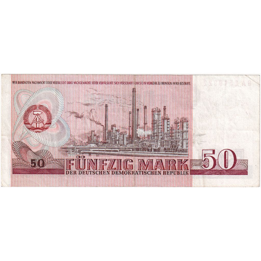Germany - Democratic Republic, 50 Mark, 1971, KM:30a, AU(50-53)