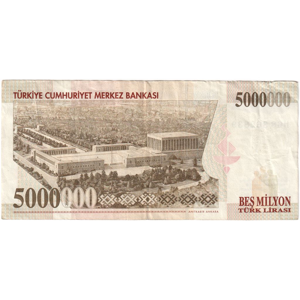 Turquia, 5,000,000 Lira, L.1970, 1970-10-14, KM:210, EF(40-45)