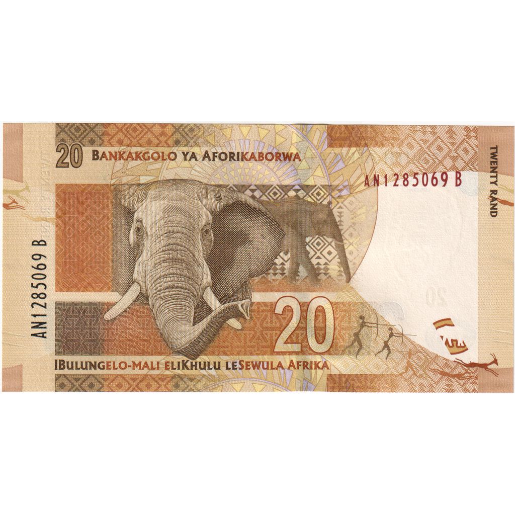 South Africa, 20 Rand, KM:134, AU(55-58)