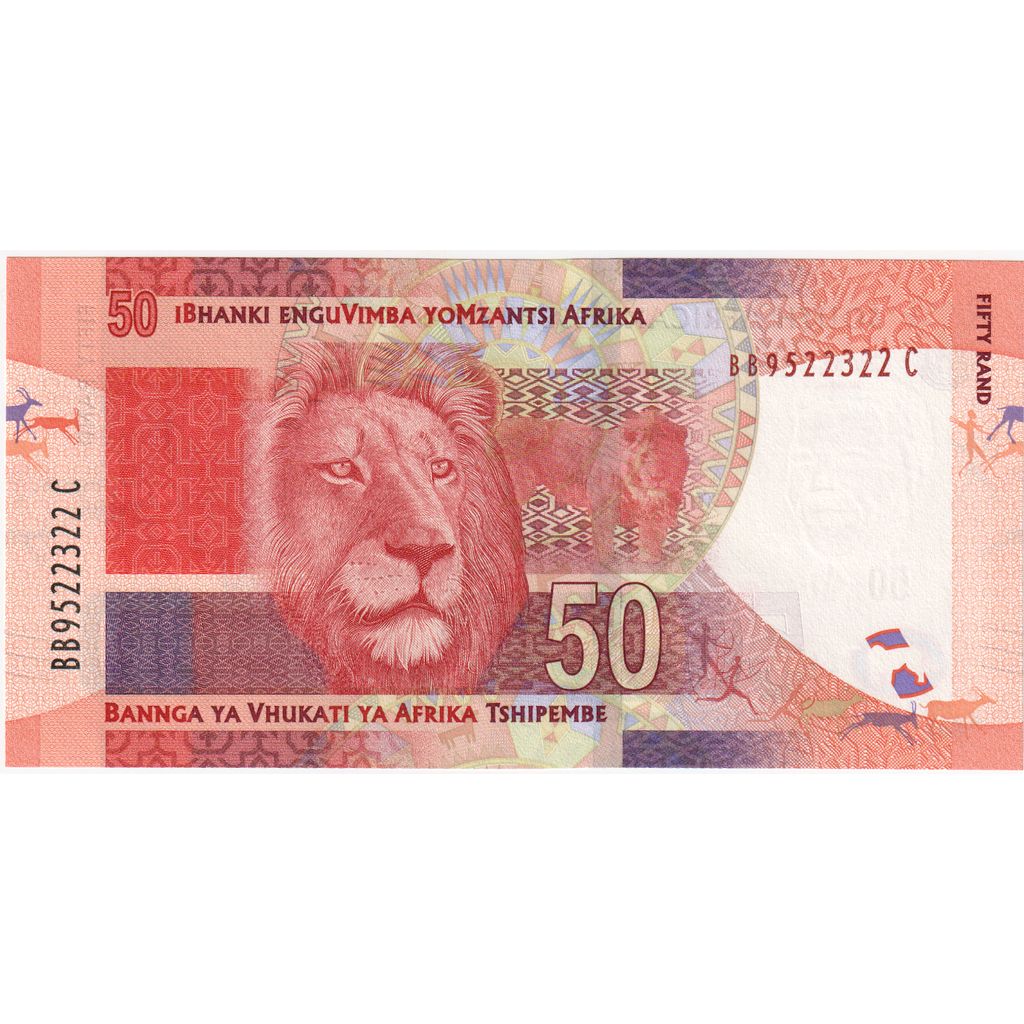 South Africa, 50 Rand, KM:135, UNC(63)