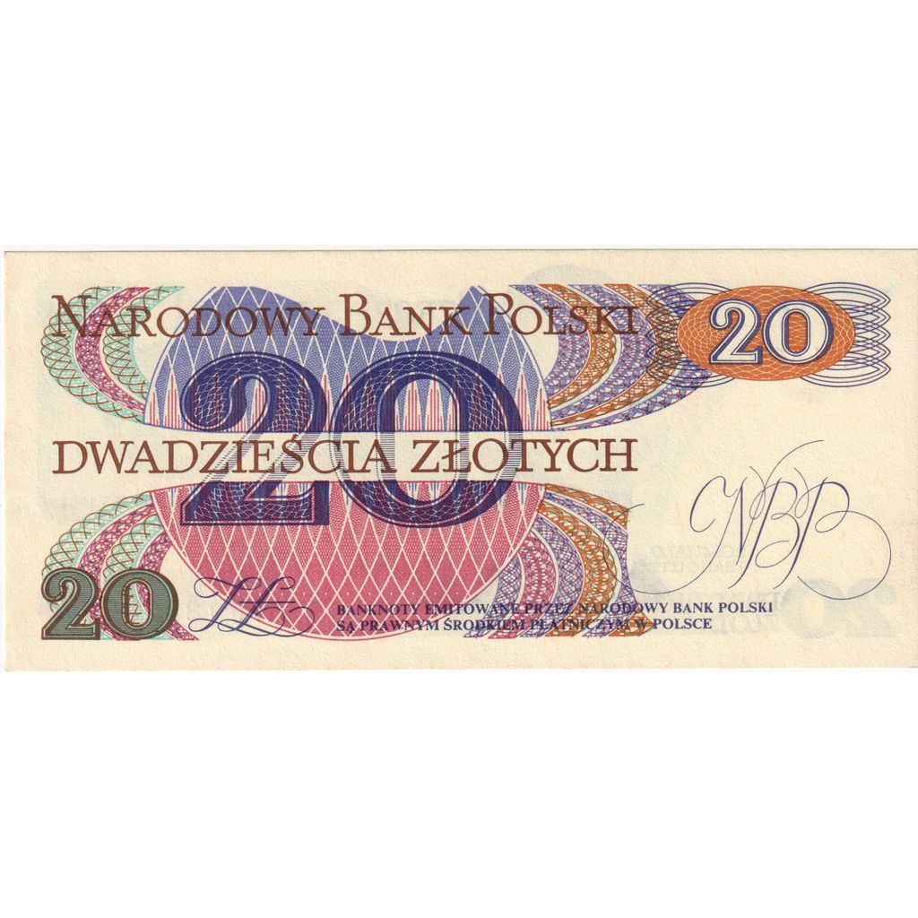 Polen, 20 Zlotych, 1982, 1982-06-01, KM:149a, UNZ