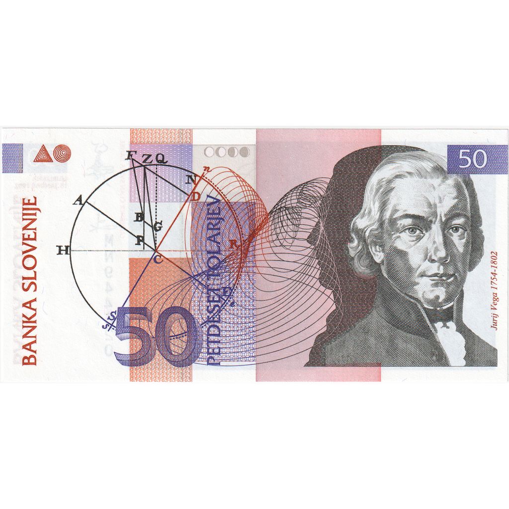 Slovenia, 50 Tolarjev, 1992, 1992-01-15, KM:13a, UNC(65-70)