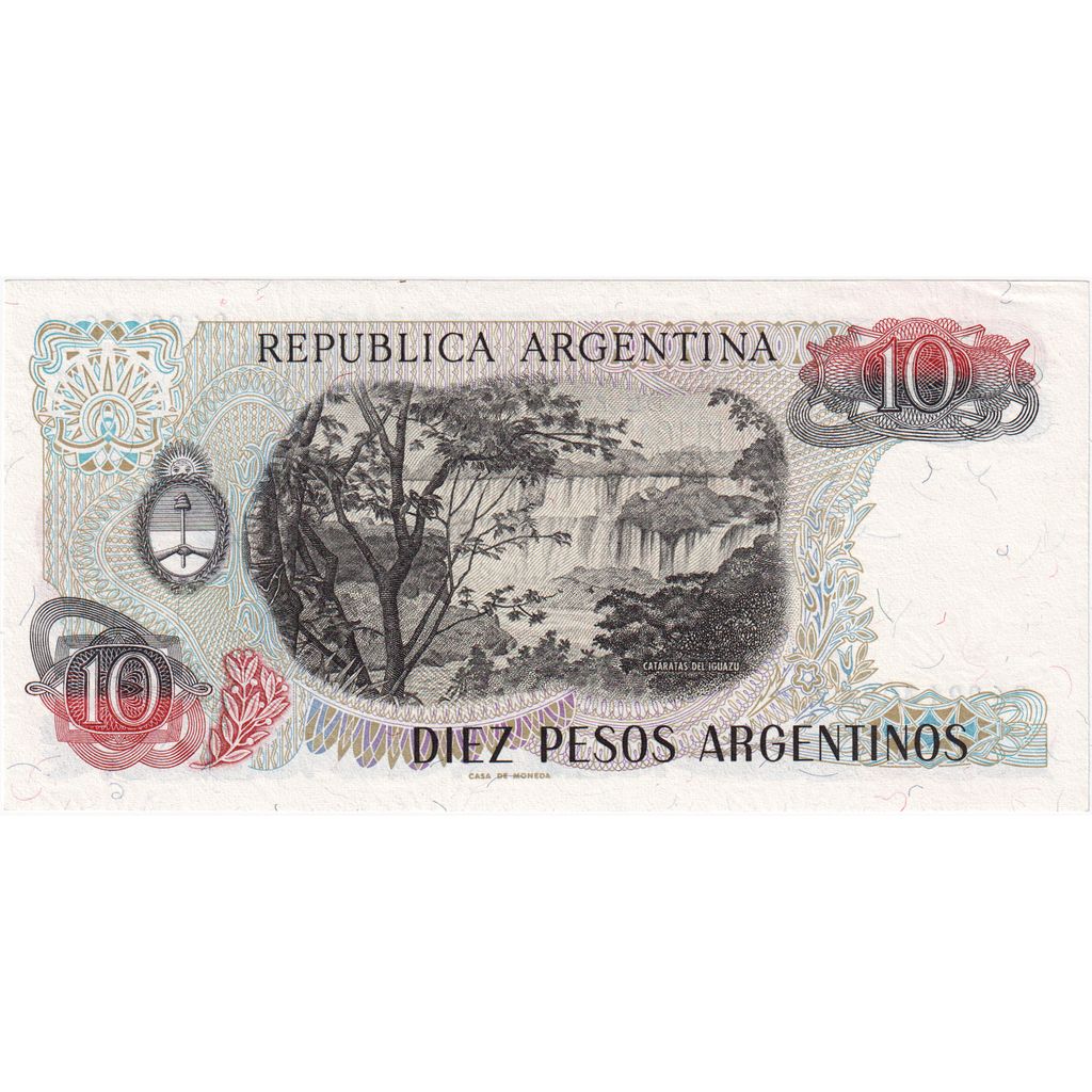 10 Pesos, Argentina, KM:295, UNC