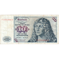 Federale Duitse Republiek, 10 Deutsche Mark, 1970-01-02, KM:31d, TB