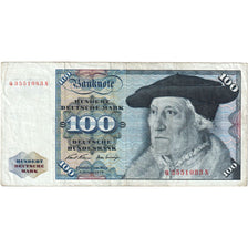 GERMANIA - REPUBBLICA FEDERALE, 100 Deutsche Mark, 1970-01-02, KM:34a, MB