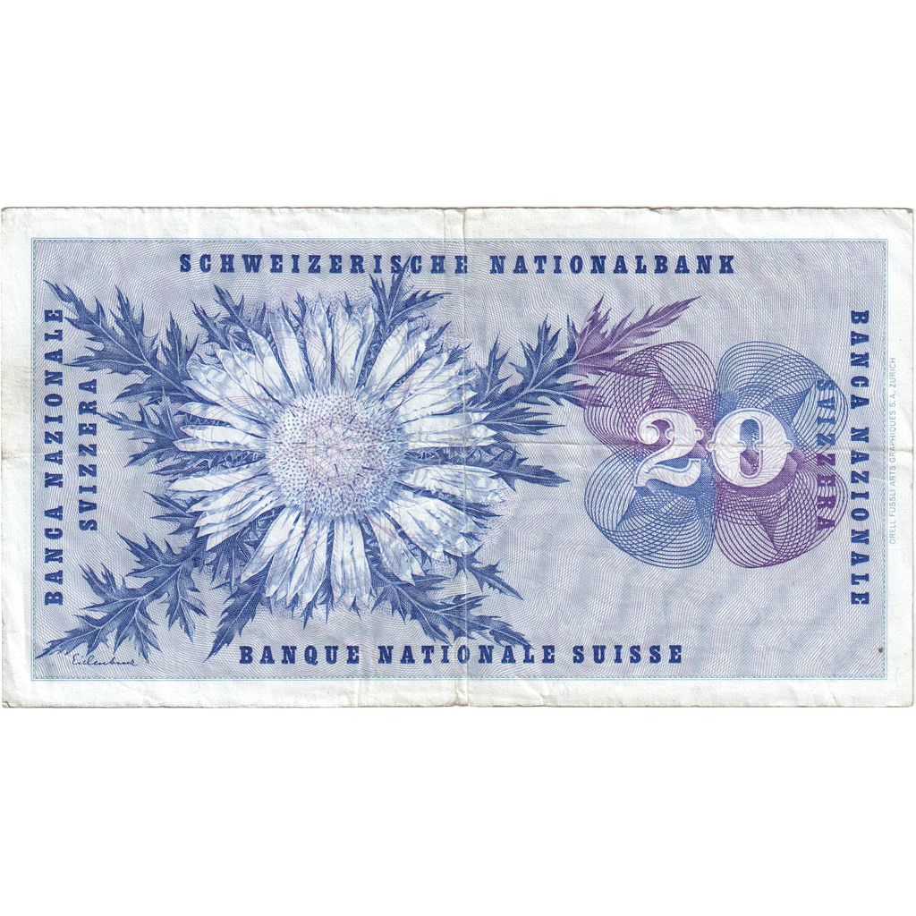 Schweiz, 20 Franken, 1976-04-09, KM:46w, SS