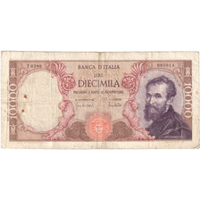 Italy, 10,000 Lire, 1962, 1962-04-12, KM:97a, VF(20-25)