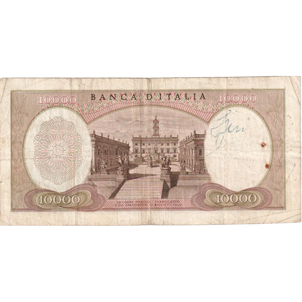 Italy, 10,000 Lire, 1962, 1962-04-12, KM:97a, VF(20-25)