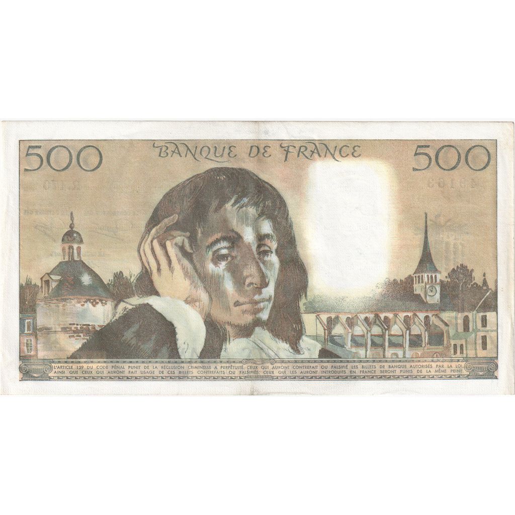 France, 500 Francs, Pascal, 1983-01-06, R.170, UNC(60-62)