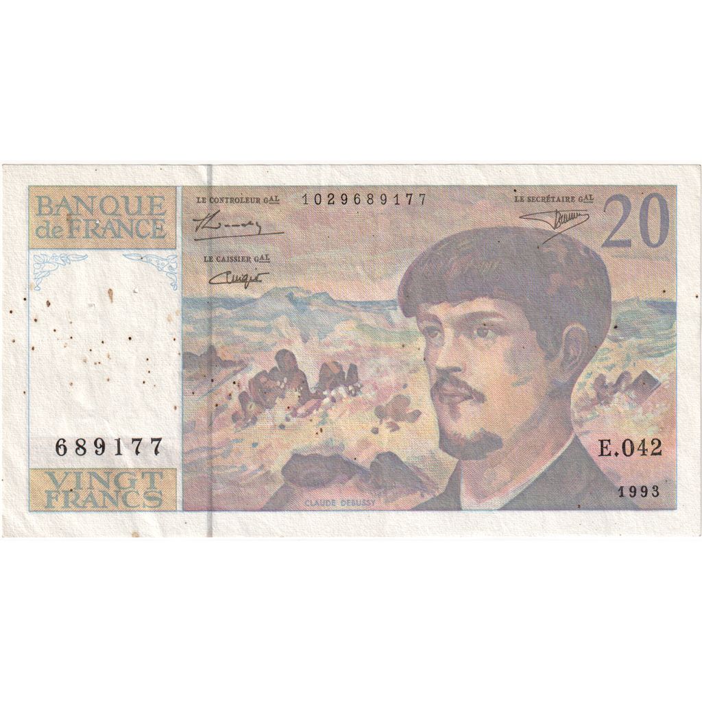 Frankrijk, 20 Francs, E.042, TTB