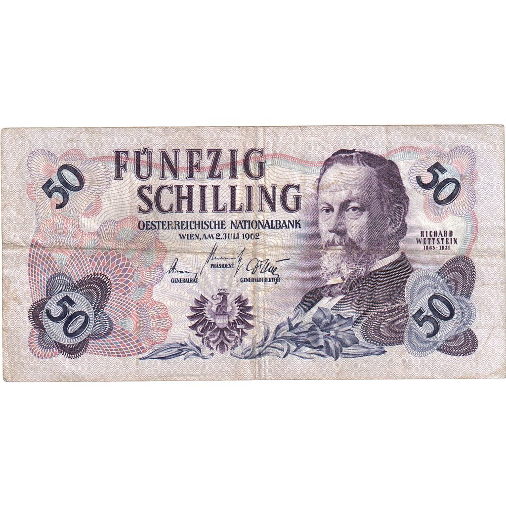 Austria, 50 Schilling, 1962-07-02, VF(20-25)