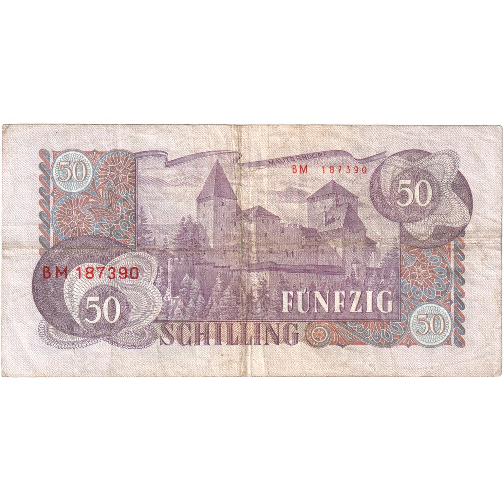 Austria, 50 Schilling, 1962-07-02, VF(20-25)