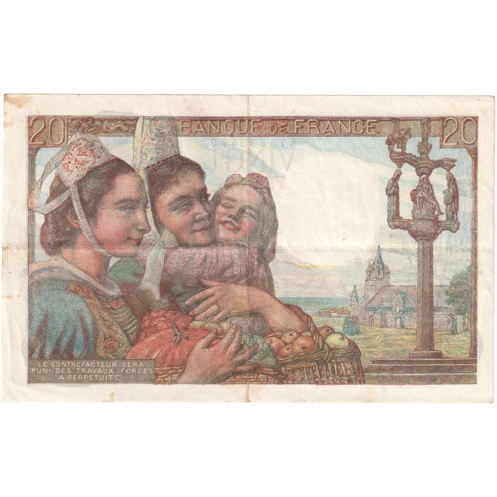 Frankreich, 20 Francs, 1948, Q.191, VZ